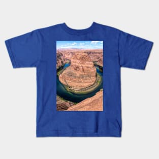 Horseshoe Bend Arizona - Vertical Kids T-Shirt